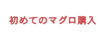 初めてのマグロ購入